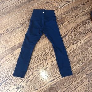 LULULEMON LEGGINGS NAVY BLUE